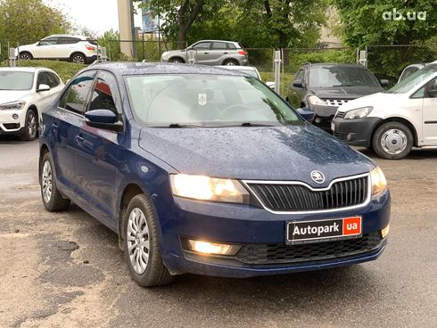 Skoda Rapid 2018 синий - фото 3
