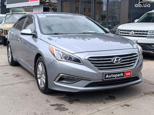 Hyundai Sonata 2015 серый - фото 15