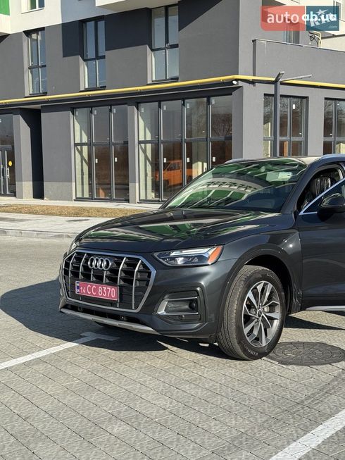 Audi Q5 2021 серый - фото 9