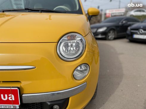 Fiat 500 2014 желтый - фото 3