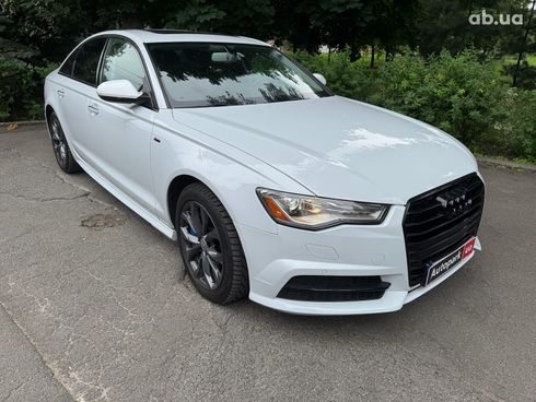 Audi A6 2016 белый - фото 3
