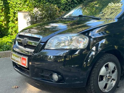 Chevrolet Aveo 2011 черный - фото 2