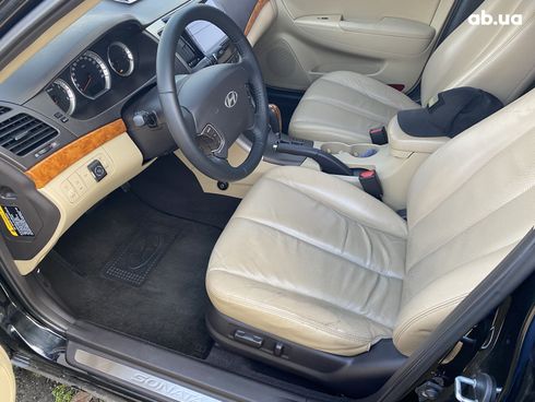 Hyundai Sonata 2009 черный - фото 4