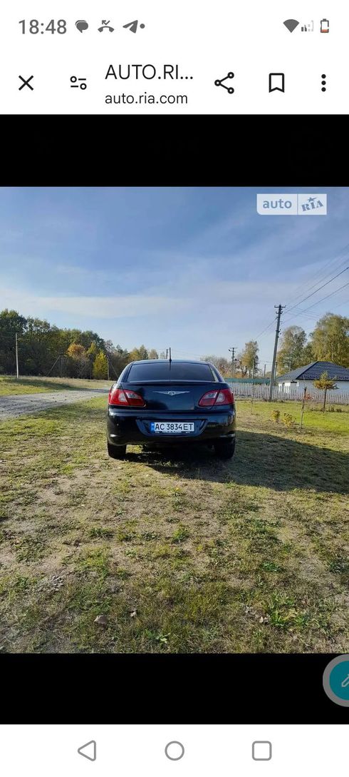 Chrysler Sebring 2007 черный - фото 7