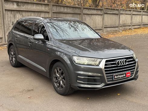 Audi Q7 2015 серый - фото 3