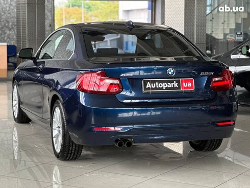 BMW 2 серия 2015 синий - фото 8