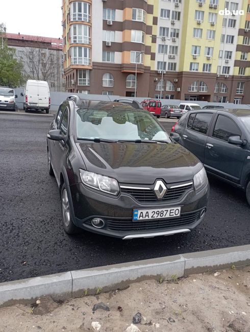 Renault Sandero Stepway 2014 черный - фото 2