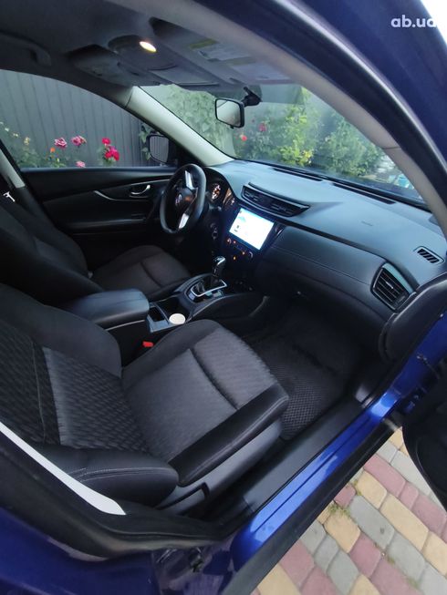 Nissan Rogue 2017 синий - фото 4