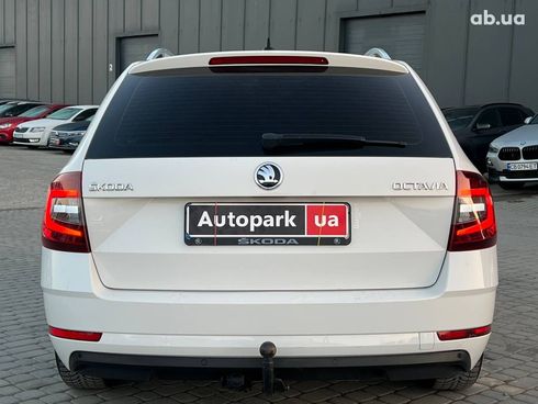 Skoda octavia a7 2018 белый - фото 7