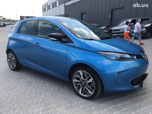 Renault Zoe 2017 синий - фото 3