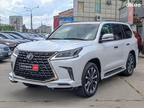 Lexus lx 570 2021 белый - фото 3