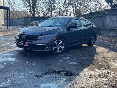 Honda Civic 2019 серый - фото 2