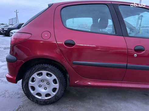 Peugeot 206 2006 красный - фото 18