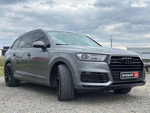 Audi Q7 2015 серый - фото 16