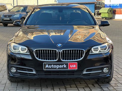 BMW 5 серия 2014 черный - фото 2