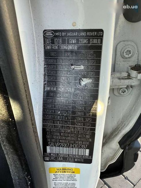 Land Rover Range Rover Evoque 2018 - фото 17