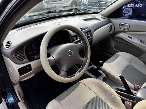 Nissan Sunny 2003 синий - фото 12