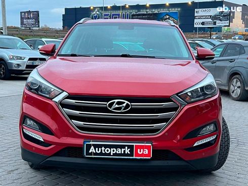 Hyundai Tucson 2017 красный - фото 2