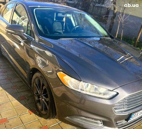 Ford Fusion 2015 серый - фото 9