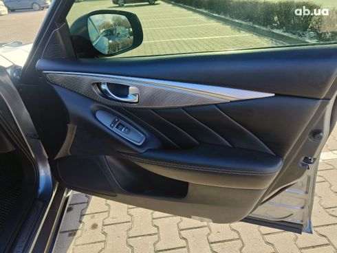 Infiniti Q50 2017 серый - фото 7
