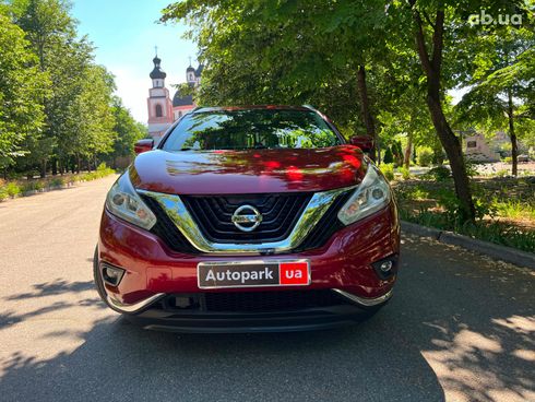 Nissan Murano 2017 красный - фото 7