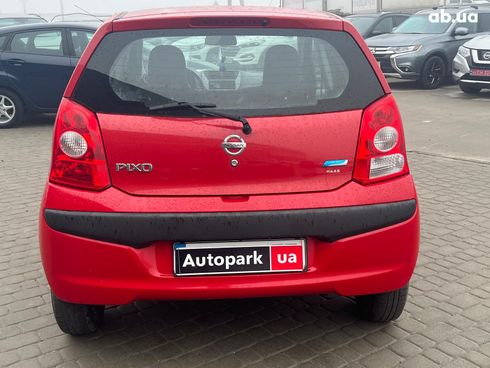 Nissan Pixo 2009 красный - фото 9
