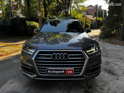 Audi Q7 2016 серый - фото 2