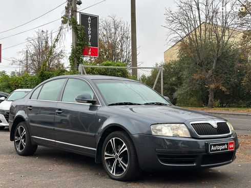 Skoda Superb 2006 серый - фото 5