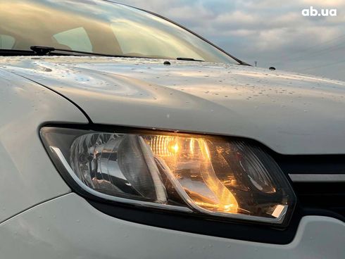 Renault Logan 2016 белый - фото 13