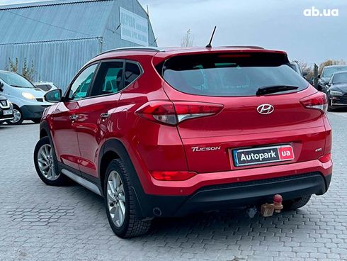 Hyundai Tucson 2017 красный - фото 6