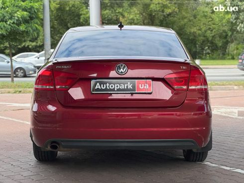 Volkswagen passat b7 2014 красный - фото 12