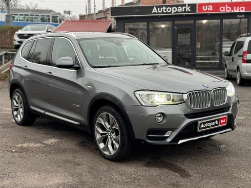 BMW X3 2017 серый - фото 3