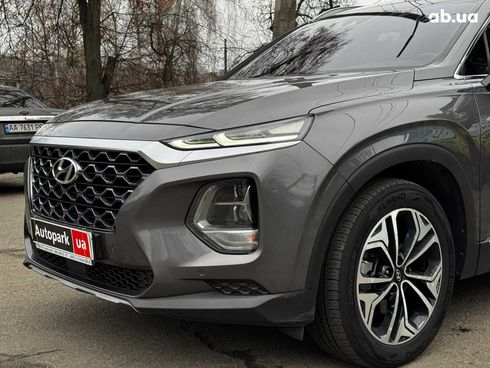 Hyundai Santa Fe 2019 серый - фото 4