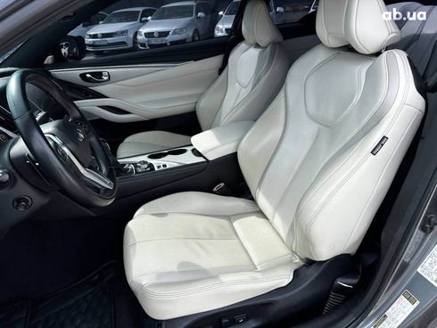 Infiniti Q60 2018 серый - фото 22