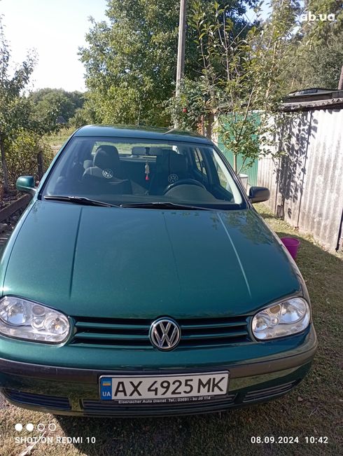 Volkswagen Golf 1999 зеленый - фото 10