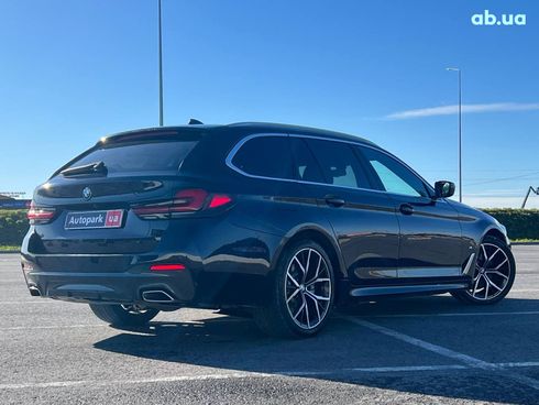 BMW 5 серия 2020 синий - фото 8