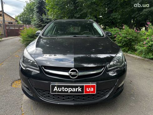 Opel Astra 2012 черный - фото 2