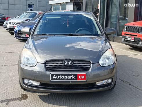 Hyundai Accent 2008 серый - фото 2