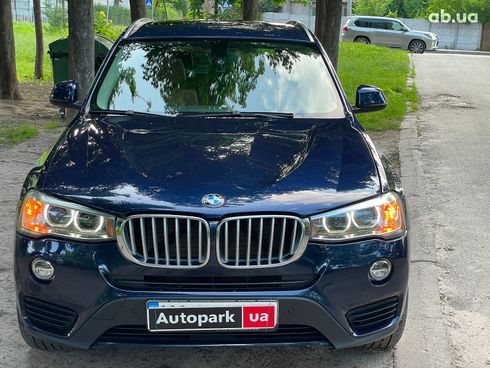 BMW X3 2016 синий - фото 4