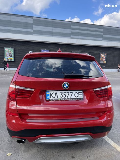 BMW X3 2016 красный - фото 10
