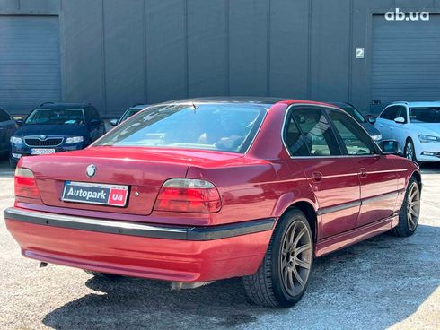 BMW 7 серия 1994 красный - фото 2