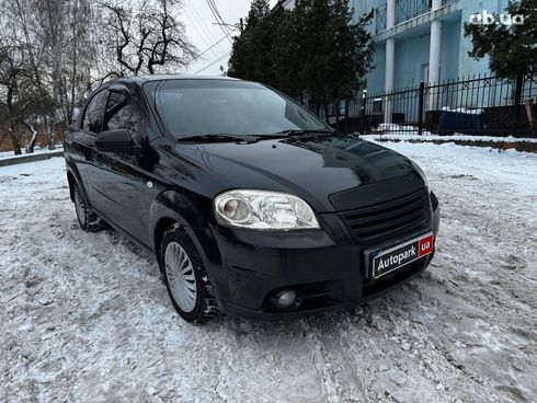 Chevrolet Aveo 2008 черный - фото 3