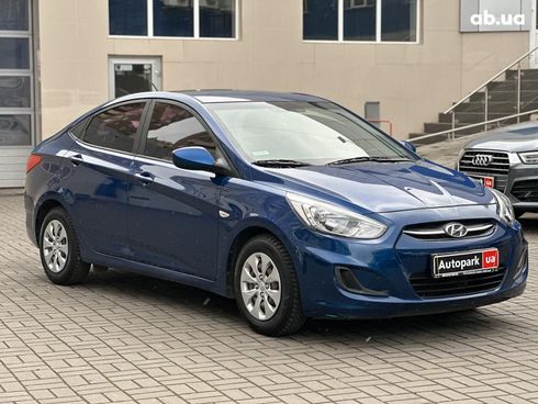 Hyundai Accent 2016 синий - фото 5