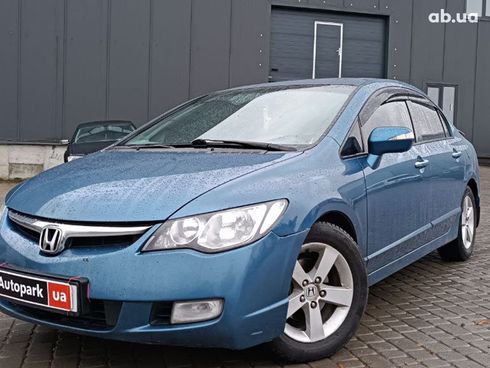 Honda Civic 2007 синий - фото 3