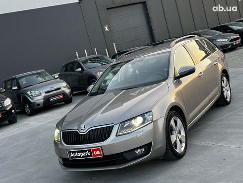 Skoda octavia a7 2014 серый - фото 15