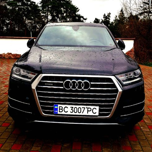 Audi Q7 2018 черный - фото 2