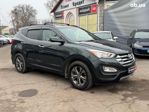 Hyundai Santa Fe 2014 зеленый - фото 3