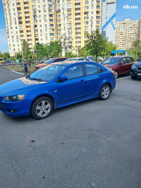 Mitsubishi Lancer 2009 синий - фото 2