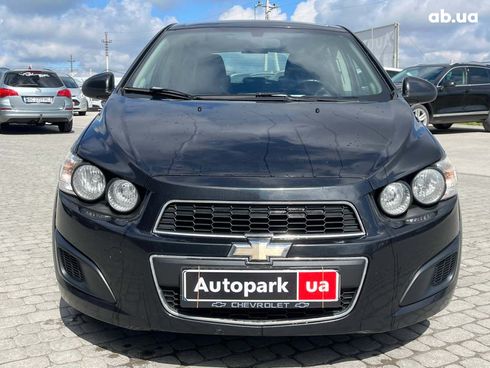 Chevrolet Aveo 2011 черный - фото 2