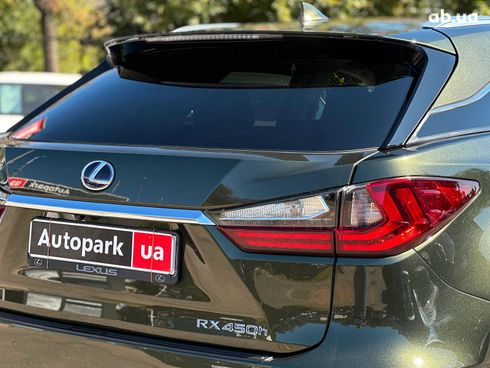 Lexus rx 450 h 2019 зеленый - фото 22
